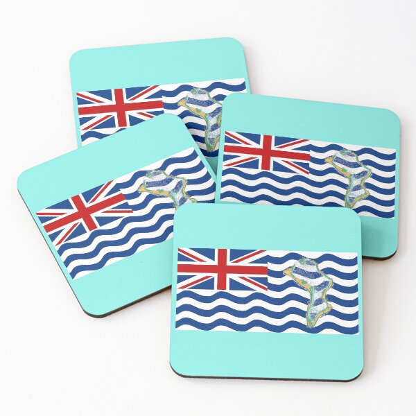 Item preview, Diego Garcia Flag with Diego Garcia Map designed and sold by Havocgirl.