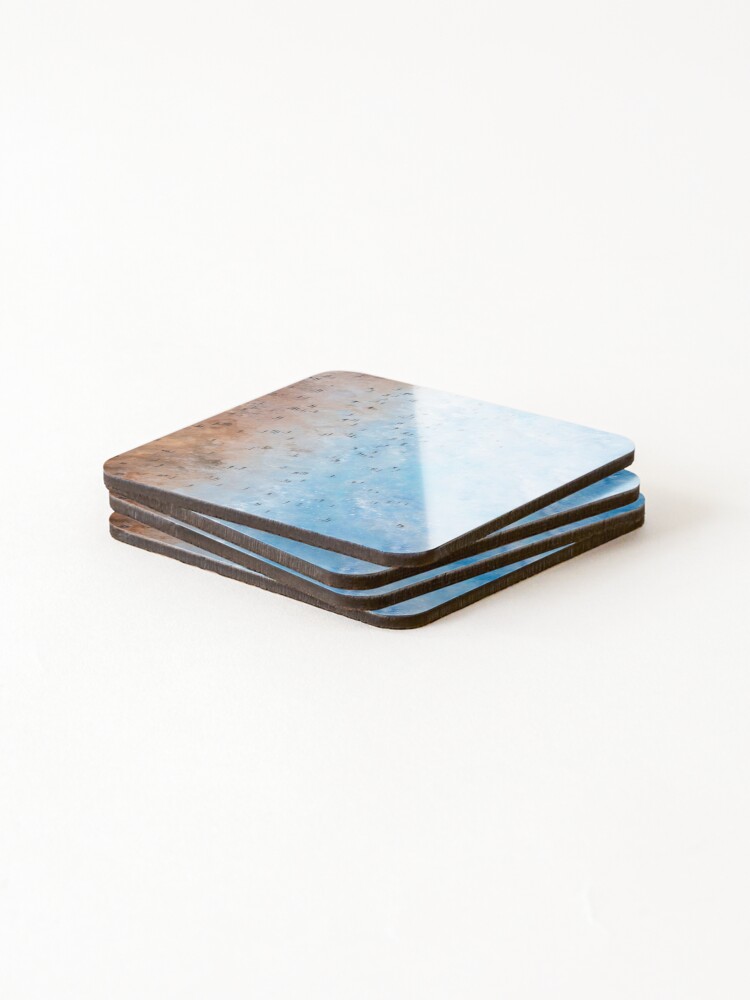 Alternate view of Along Fistral Beach, Newquay Cornwall Art Coasters (Set of 4)