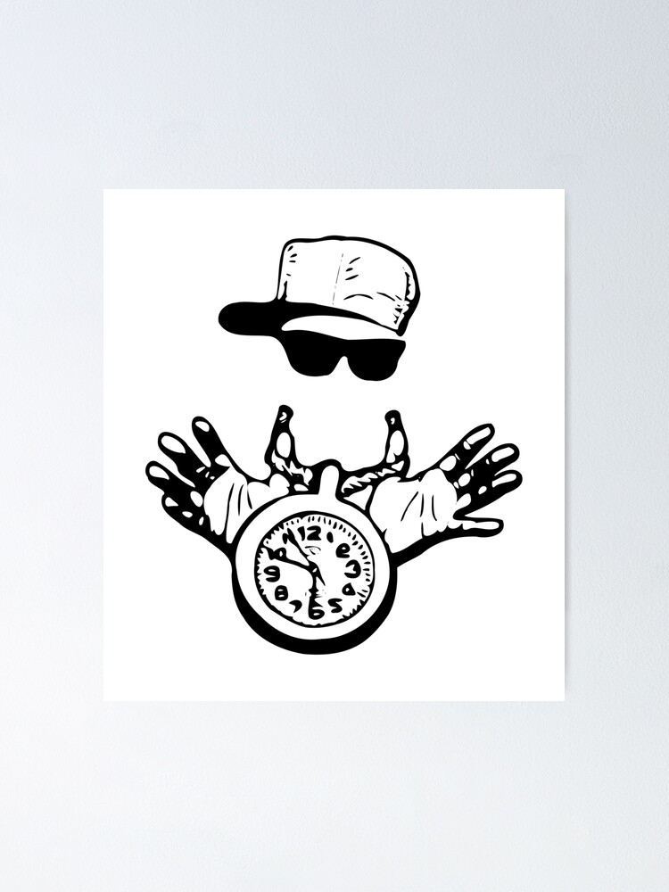 Public Enemy Flavor Flav Clock Poster By Orloff Redbubble