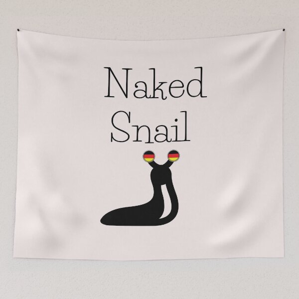 Item preview, Slug Nacktschnecke (Naked Snail) in German Deutsche Flagge Eyes designed and sold by Time4German.