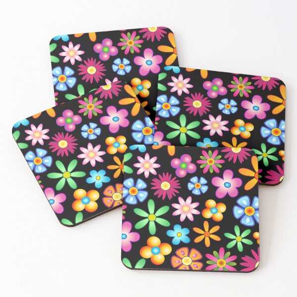 Item preview, Spring Flowers Colorful Naif Design designed and sold by BluedarkArt.