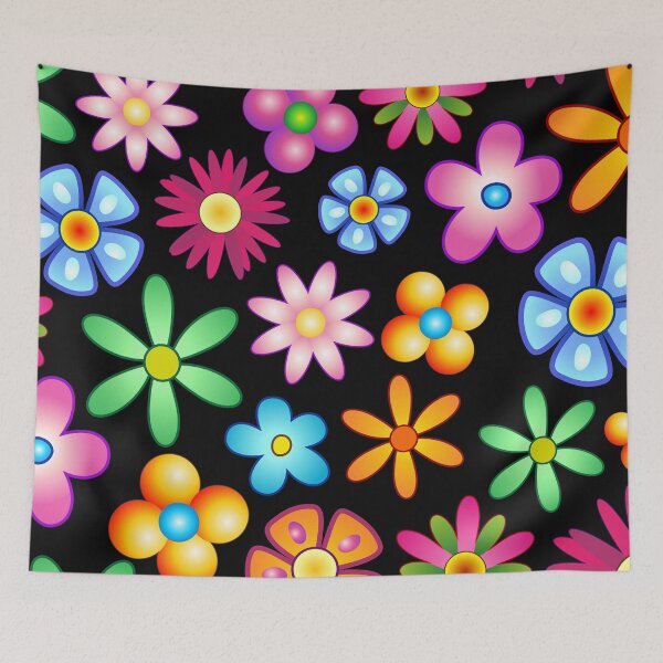 Item preview, Spring Flowers Colorful Naif Design designed and sold by BluedarkArt.