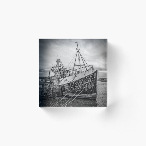 Aran Trawler Acrylic Block