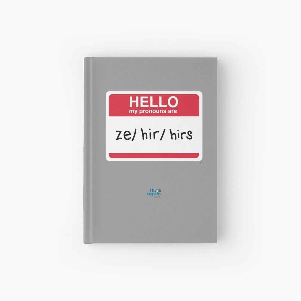 Item preview, Hardcover Journal designed and sold by ThinkAgainTC.