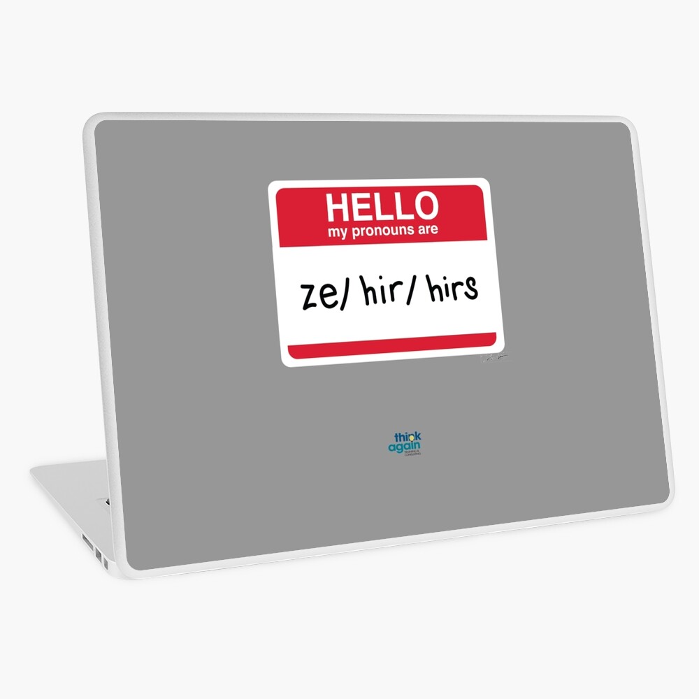 Item preview, Laptop Skin designed and sold by ThinkAgainTC.