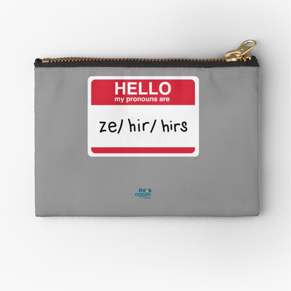 Item preview, Zipper Pouch designed and sold by ThinkAgainTC.