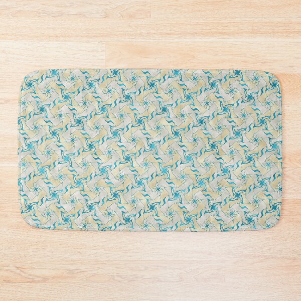 Item preview, Sea lion tesselation - grey, turquoise designed and sold by jeanneius.