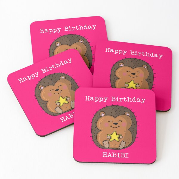 Item preview, Happy Birthday Habibi - Arabic Birthday Card  designed and sold by KatQat.