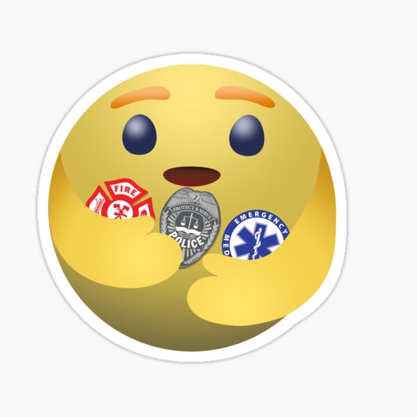 "First Responders Emoji" Sticker by WayneYoungArts Redbubble