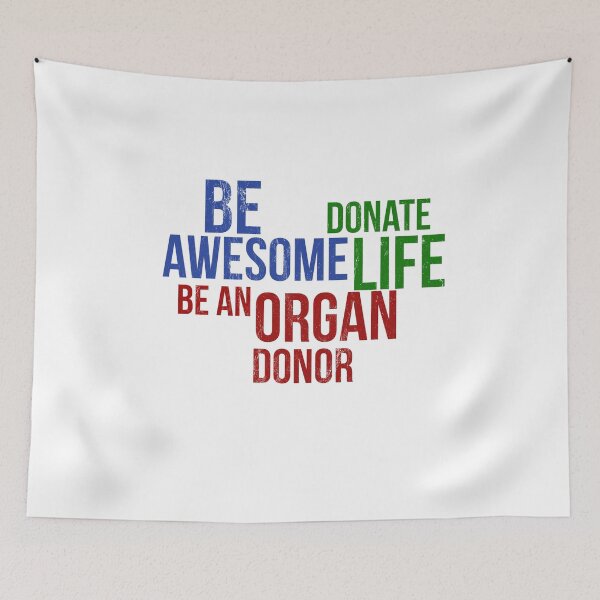 Item preview, Be Awesome Donate Life Organ Donor Men Women designed and sold by noirty.