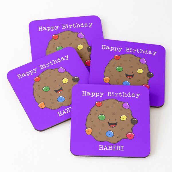 Item preview, Happy Birthday Habibi Cookie Tarjeta de cumpleaños árabe designed and sold by KatQat.