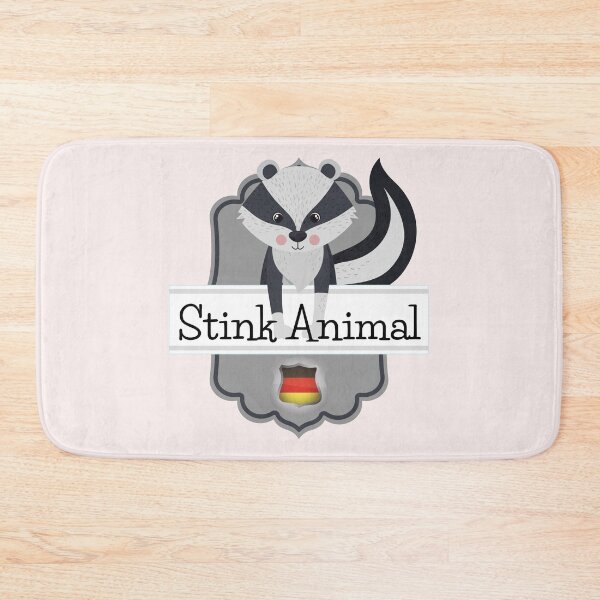 Item preview, Skunk Stinktier (Stink Animal) auf Deutsch with German Badge designed and sold by Time4German.