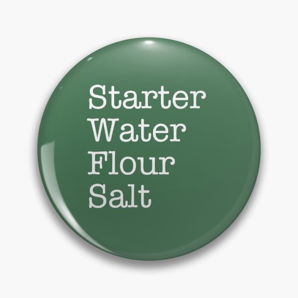 Item preview, Sourdough Ingredients (White Typewriter) | designed and sold by PixelsandPulp.
