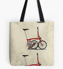 I Love My Folding Brompton Bike Tote Bag