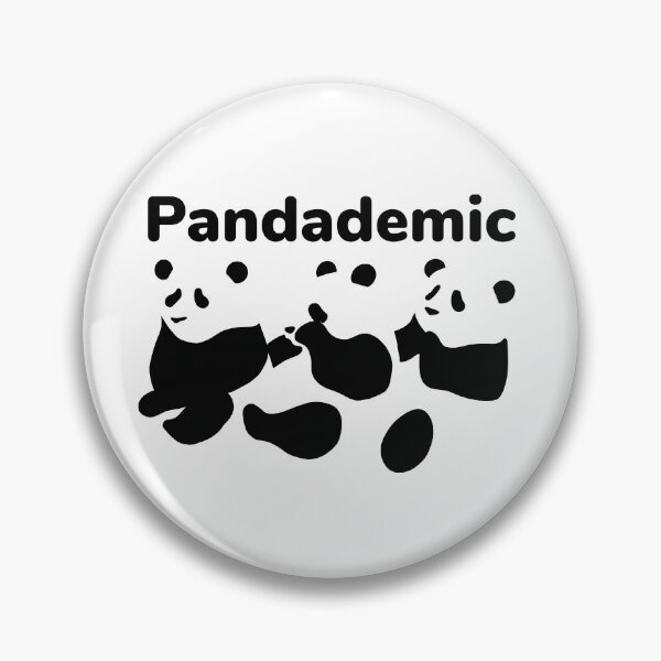 Item preview, Funny pandas - pandademic designed and sold by KiwiBrush.