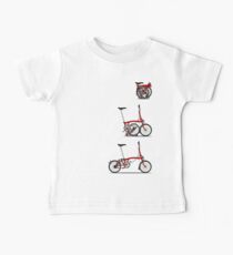 I Love My Folding Brompton Bike Baby T-Shirt