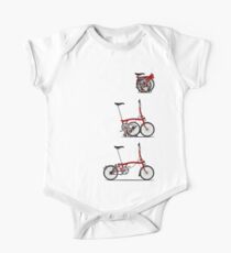 I Love My Folding Brompton Bike One Piece - Short Sleeve