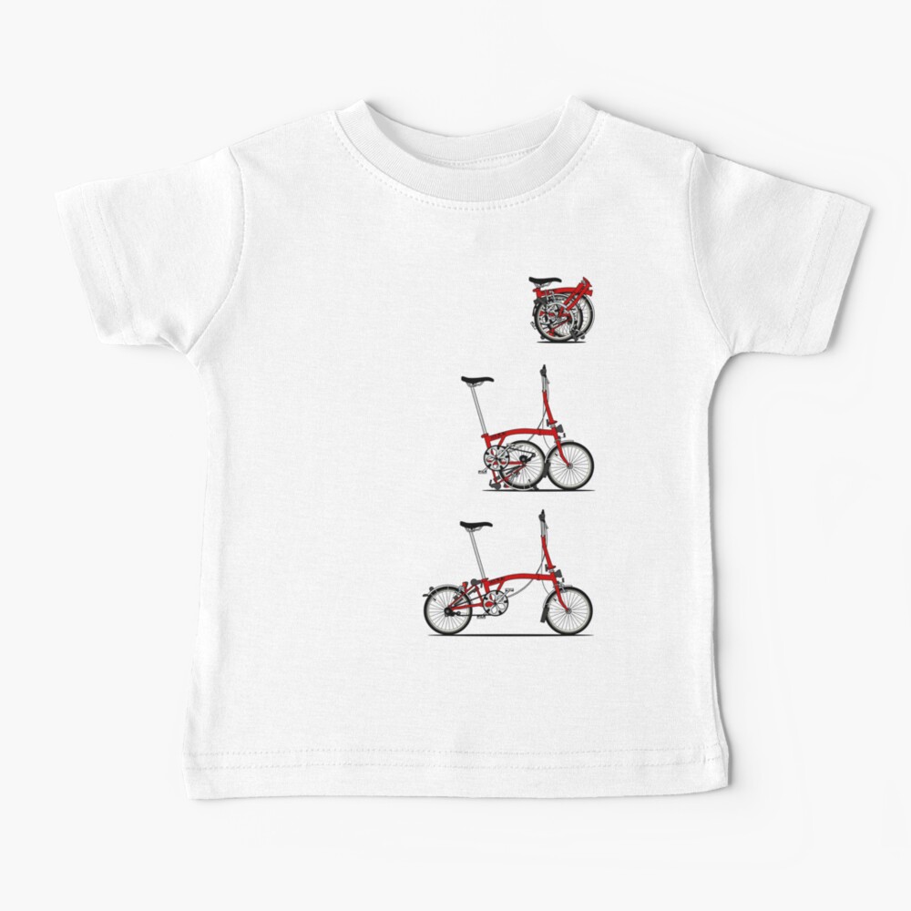 I Love My Folding Brompton Bike Baby T-Shirt