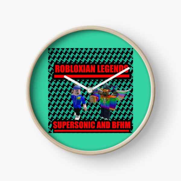 Robloxian Clocks Redbubble - roblox images me and other robloxians in training hd
