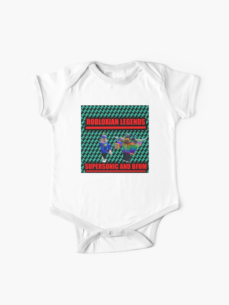 Supersonic And Bfhm Roblox Legends Baby One Piece By Supersonic2480 Redbubble - roblox 2020 short sleeve baby one piece redbubble
