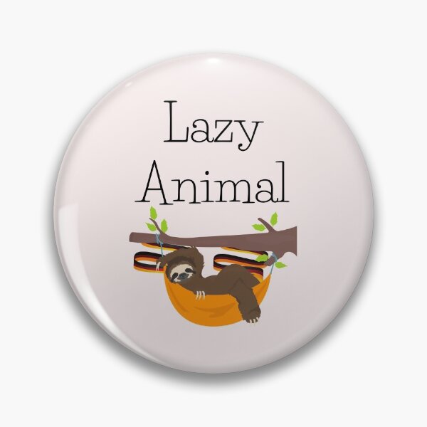 Item preview, Sloth Relaxing Faultier (Lazy Animal) in German Deutsch  designed and sold by Time4German.