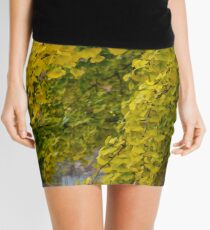 GINGKO TREE IN AUTUMN Mini Skirt