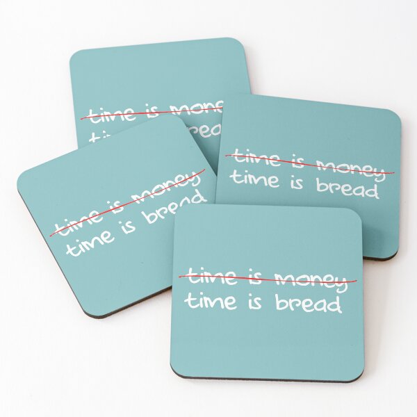 Item preview, Time is Bread (White) | designed and sold by PixelsandPulp.