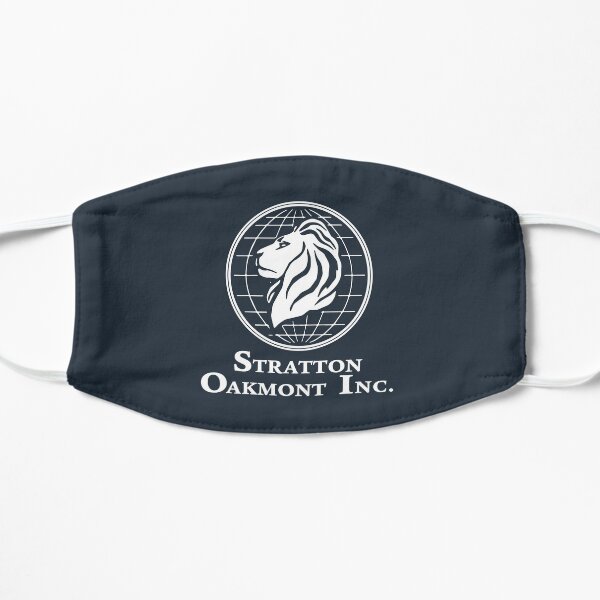 Wolf von Wall Street Stratton Oakmont Logo Flache Maske