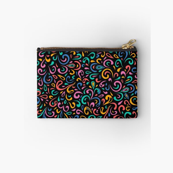 Item preview, Multicolor Abstract Line Art Swirls Curls Print Pattern designed and sold by christianadams.