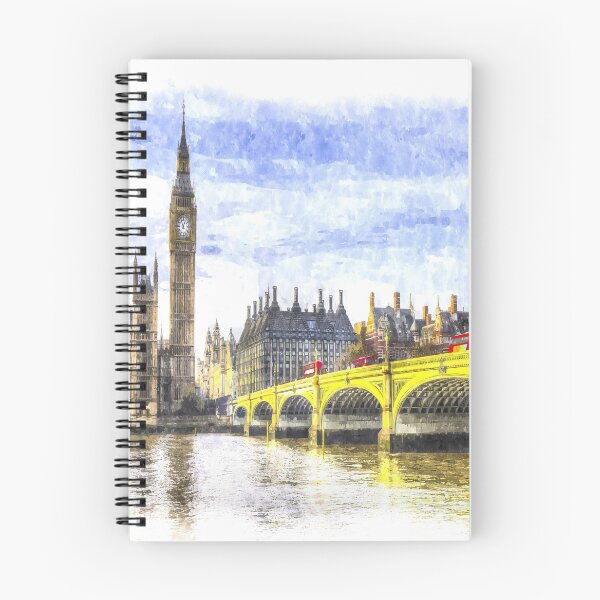Item preview, Westminster Bridge And London Buses Art designed and sold by Londonimages.