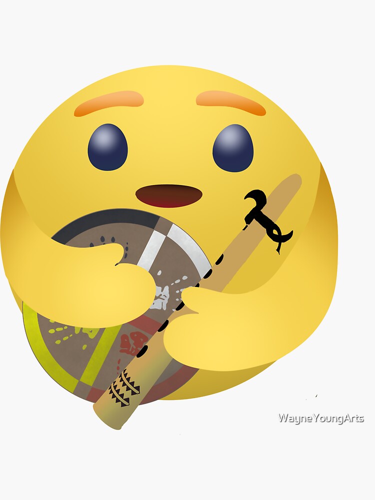 "Native American Style Flute Emoji" Sticker by WayneYoungArts Redbubble