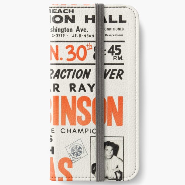 Boxing Poster and T-Shirt: Vintage Fistfighting iPhone Wallet
