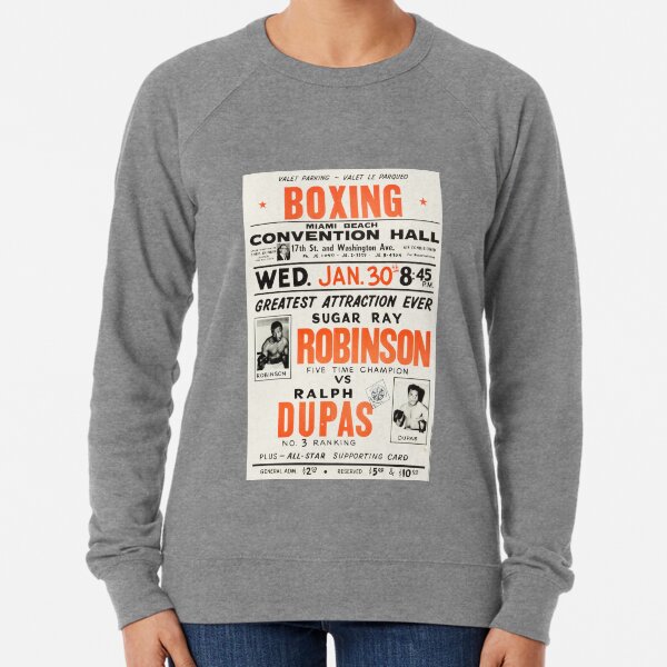 Boxing Poster and T-Shirt: Vintage Fistfighting Lightweight Sweatshirt