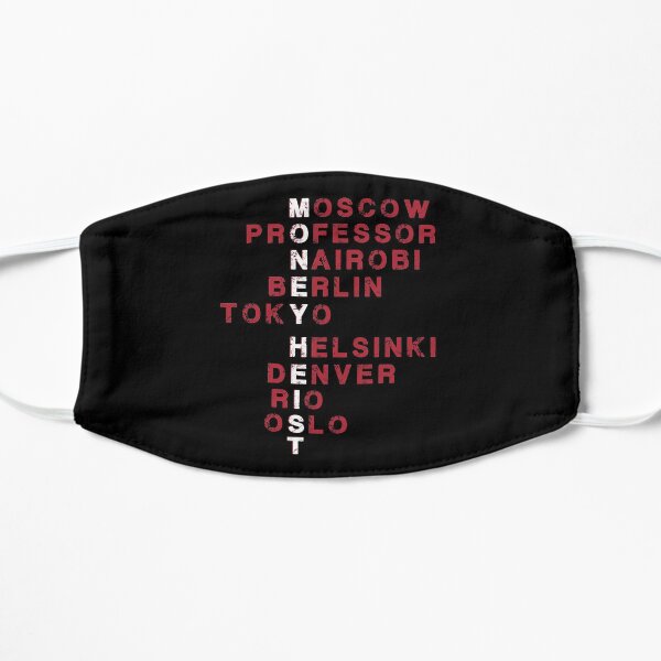 Retro Money Heist From Moscow To Oslo Flat Mask