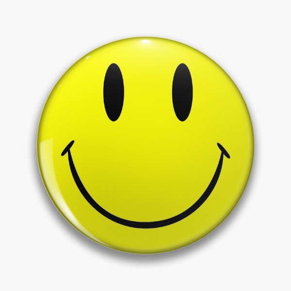 Smiley Face Happy Yellow Emoji Pin