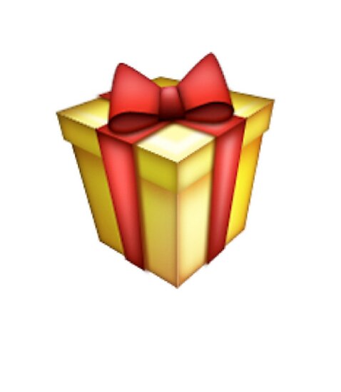 &quot;Gift Emoji - CHRISTMAS&quot; Photographic Print by BenDeano | Redbubble