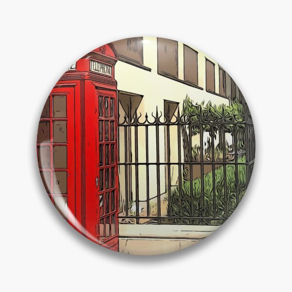 Item preview, red telephone box in London  designed and sold by eriksownphoto.