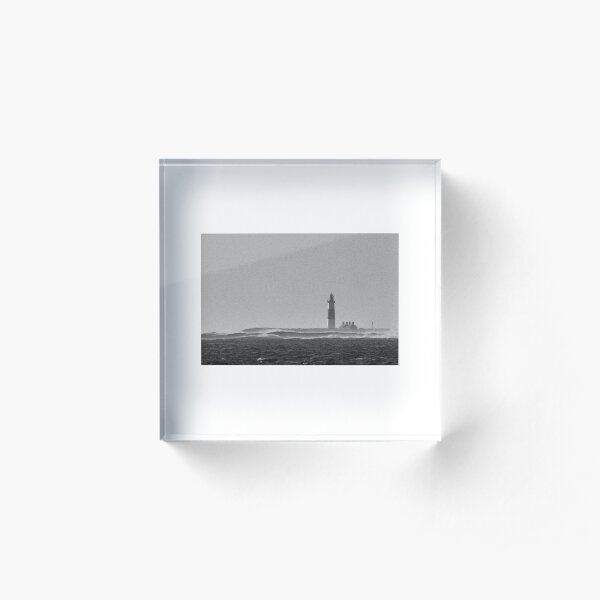 Lighthouse on Iniseer, Aran Islands. Acrylic Block
