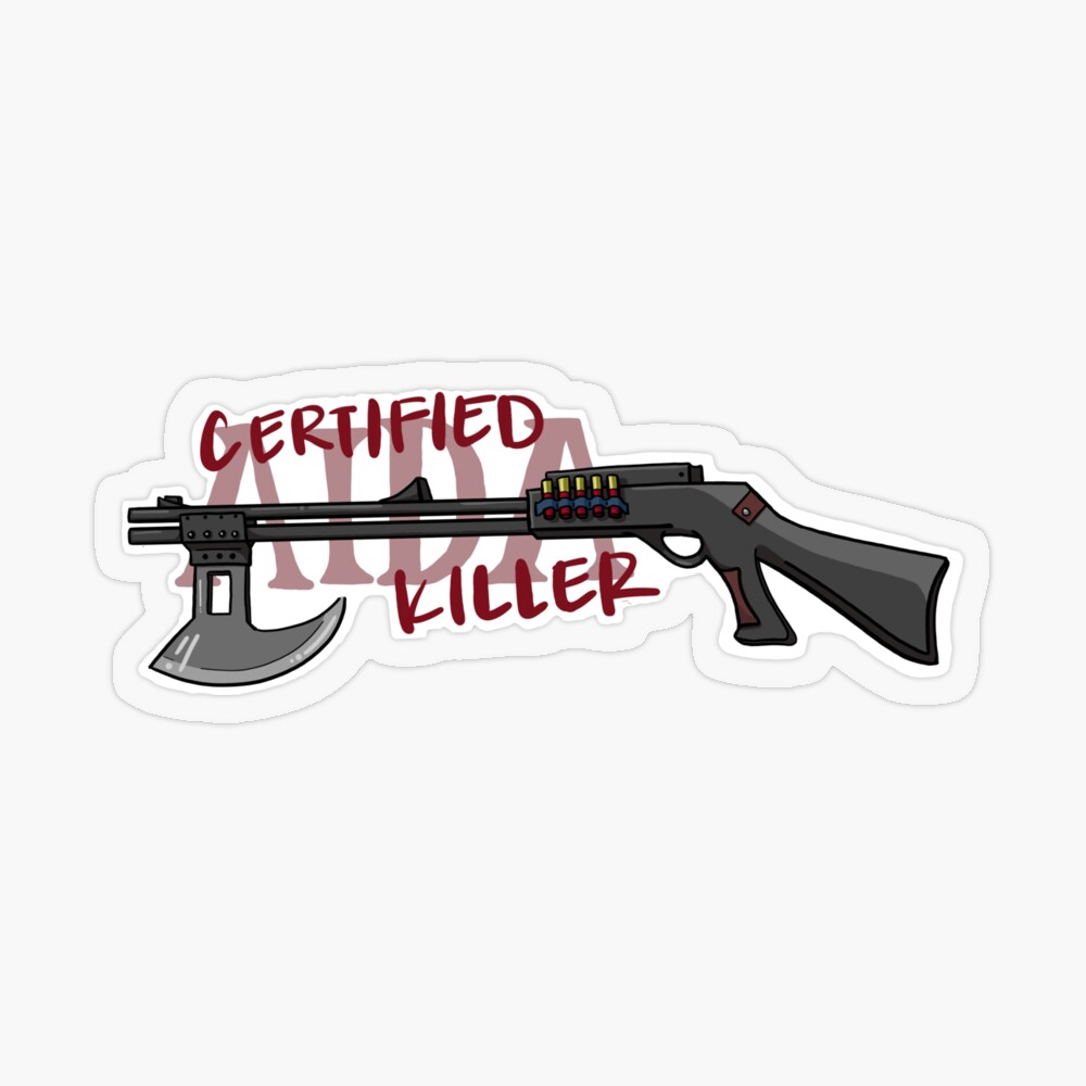 crossed axes-ancient weapons Sticker for Sale by Skillbox