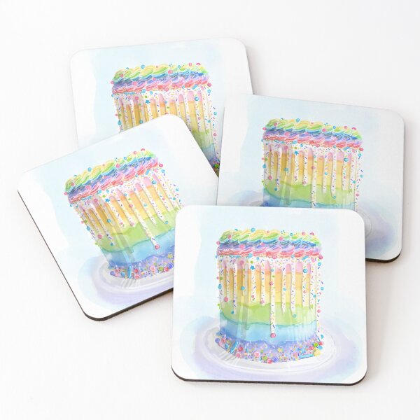 Item preview, @theflourgirl_ Rainbow Cake designed and sold by ShawnGworekIllo.