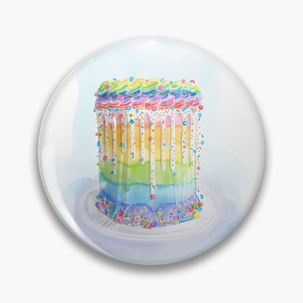 Item preview, @theflourgirl_ Rainbow Cake designed and sold by ShawnGworekIllo.