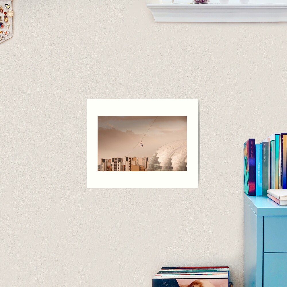Zip Wire - Bear Grylls Art Print