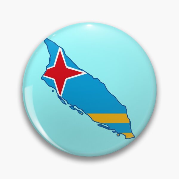 Item preview, Aruba Map with Aruban Flag designed and sold by Havocgirl.