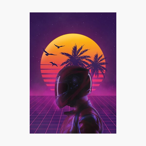 Florida Vice City Skyline Synthwave Landscape by Art & Roam Ltd on Dribbble