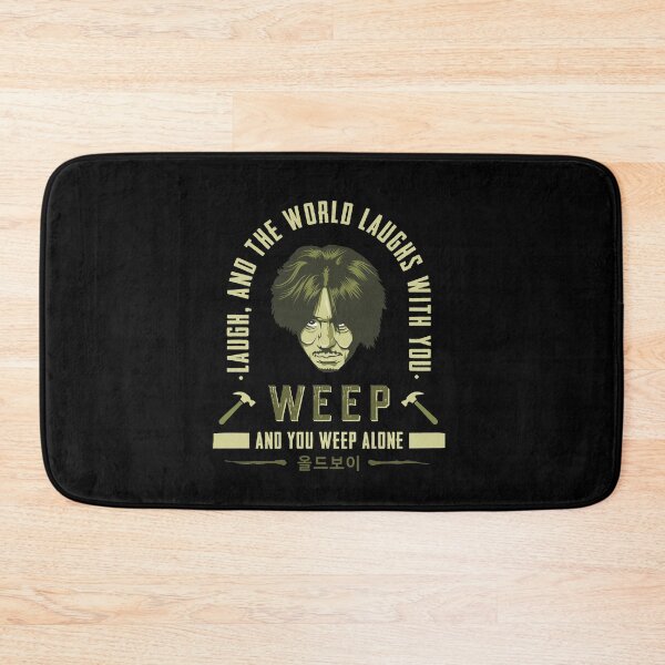 Item preview, Laugh, and the world laughs with you. Weep, and you weep alone. OLD BOY designed and sold by Logoquo.