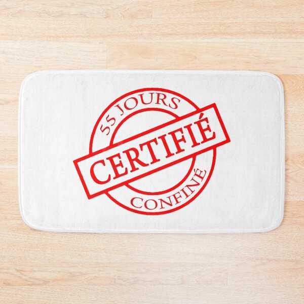 Item preview, 55 days confined & quot; Certified & quot; designed and sold by geograffeur.