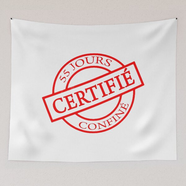 Item preview, 55 days confined & quot; Certified & quot; designed and sold by geograffeur.