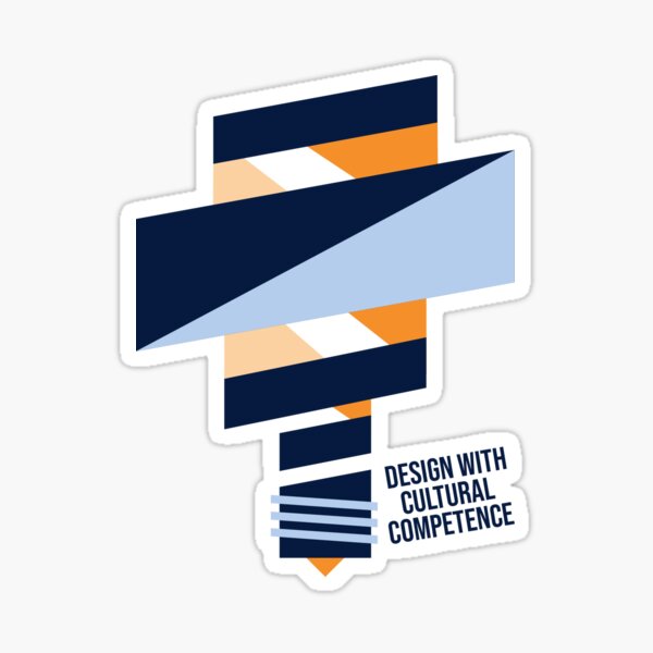 Design mit kultureller Kompetenz Icon Sticker