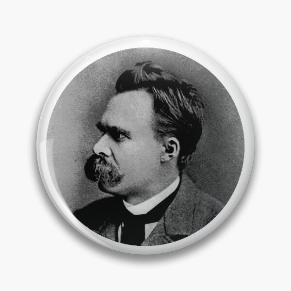 Item preview, Friedrich Nietzsche sticker designed and sold by GodsAutopsy.