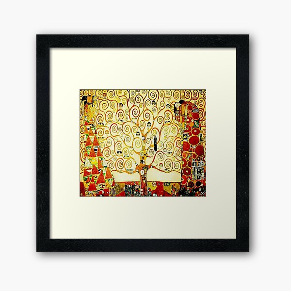 "The Tree of Life" by Gustav Klimt | Art Nouveau Symbolism Framed Art Print